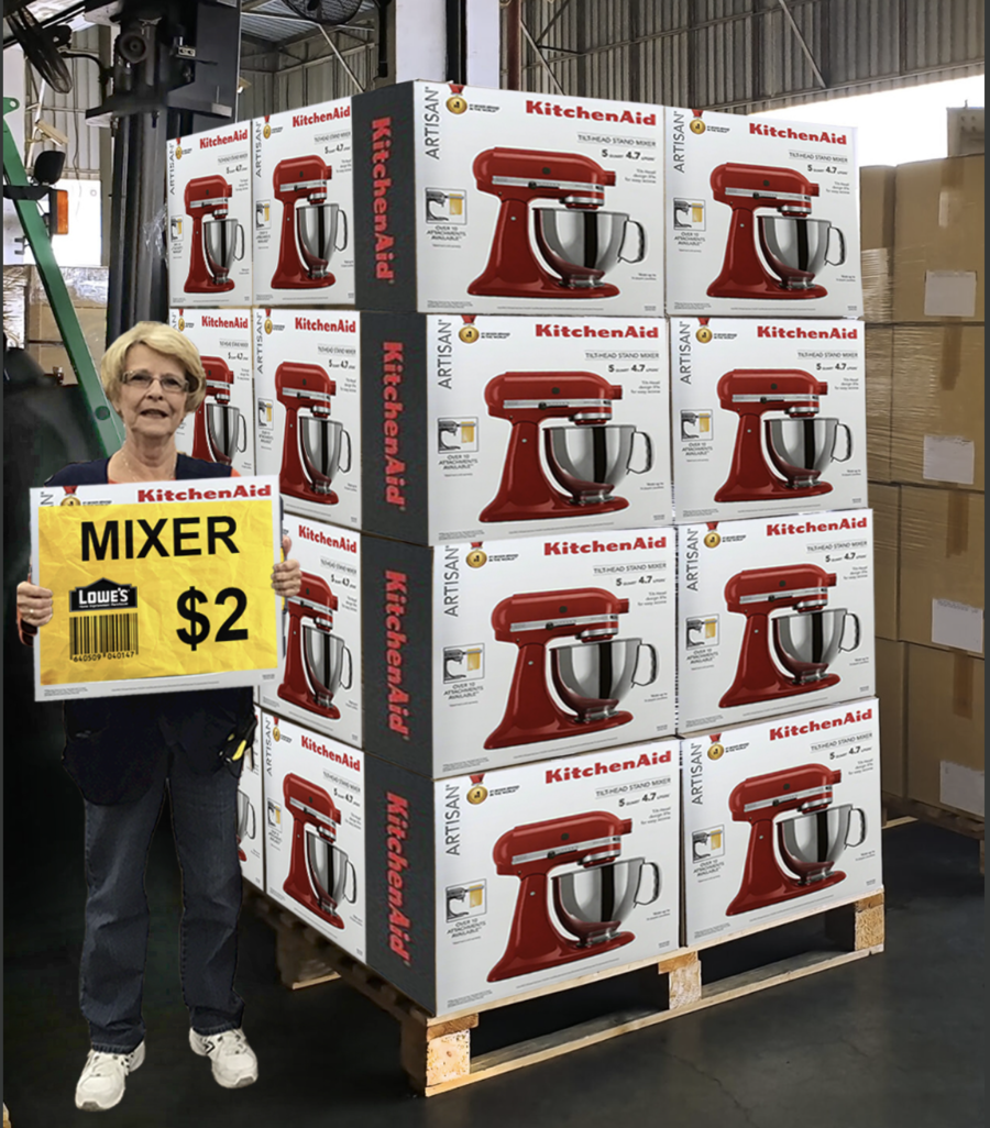 Fact Check Lowe's Is NOT Handing Out KitchenAid Mixers For 2 To Women